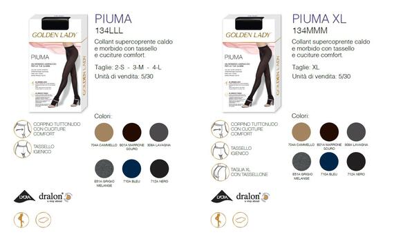 - 134LLL PIUMA COLLANT  2-3-4